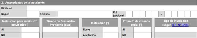 Antecedentes formulario Te1