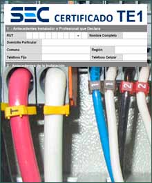 Certificacion TE1 SEC - Zenta